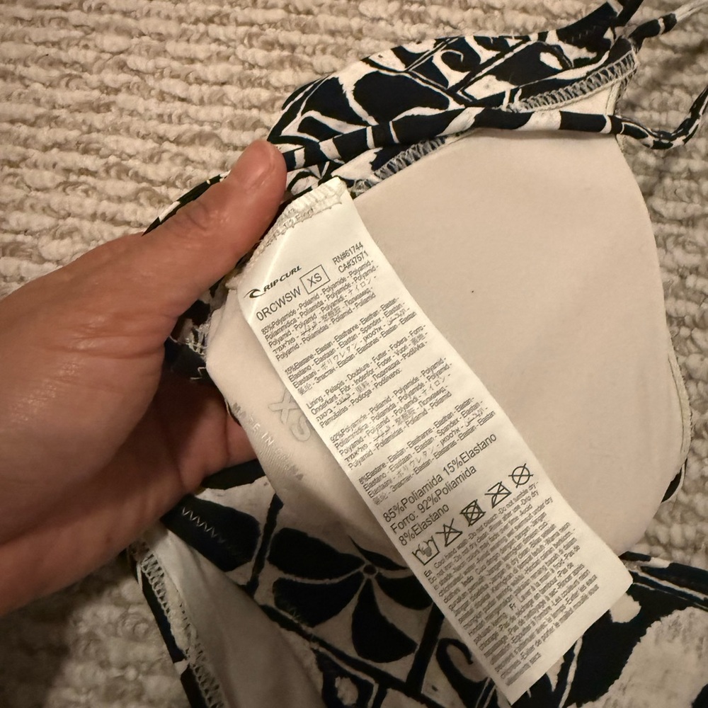 Rip Curl Black and White Bikini - Picture 2 of 3
